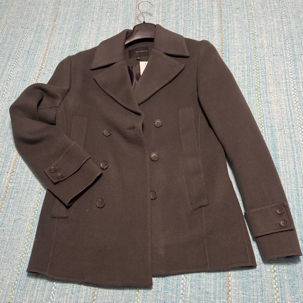 Stylish pea coat in size Large..will easily fit medium as well.